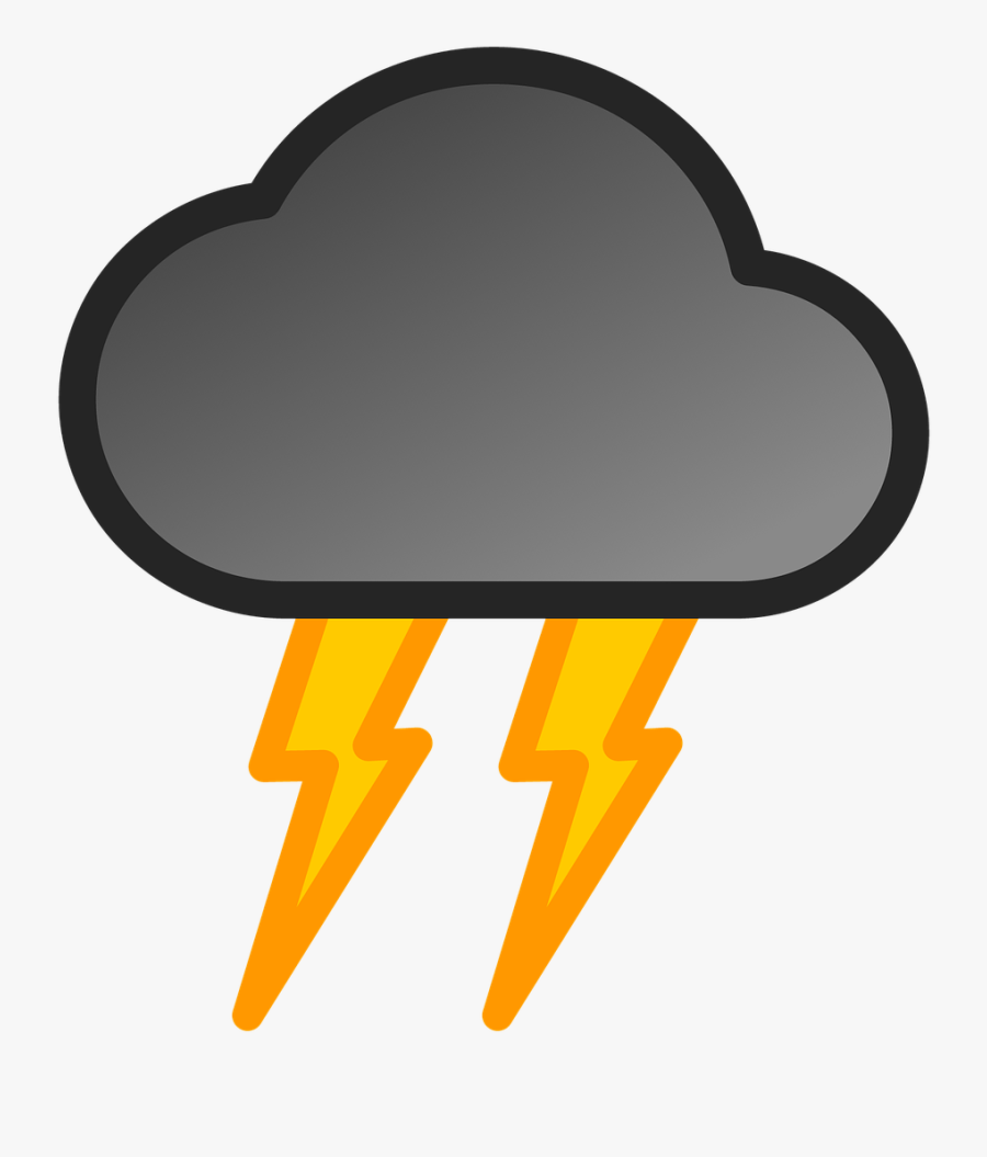 Lightning Clipart Stylized - Cartoon Bliksem Png, Transparent Clipart
