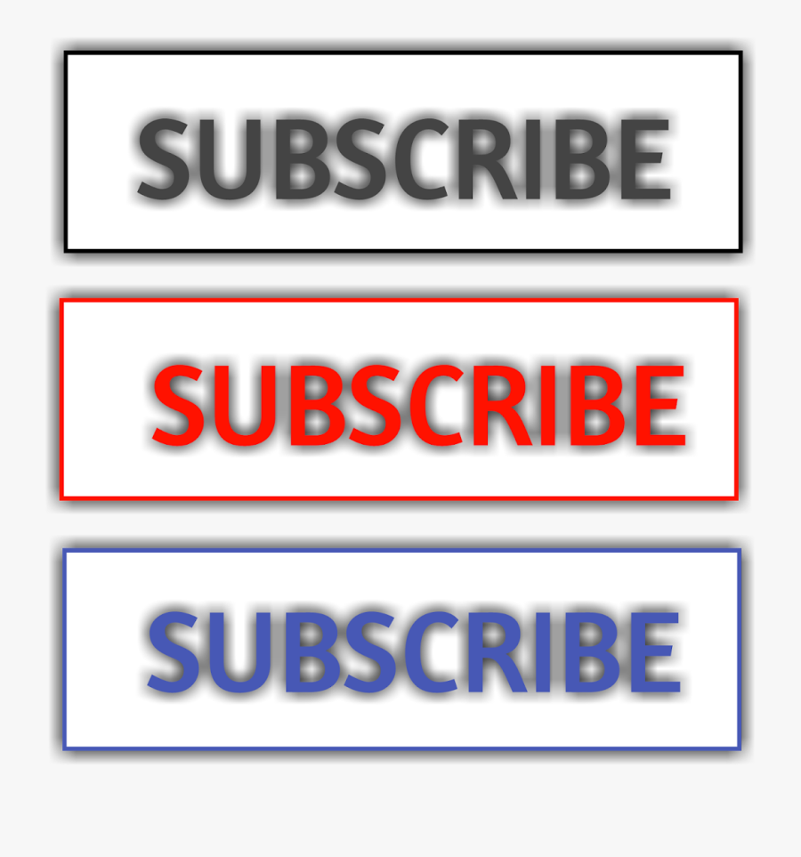 Transparent Subscribe Button Clipart - Colorfulness, Transparent Clipart