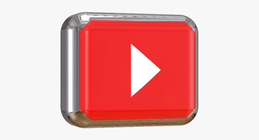 Youtube Play Button, Youtube Subscribe Button And Bell - Traffic Sign, Transparent Clipart