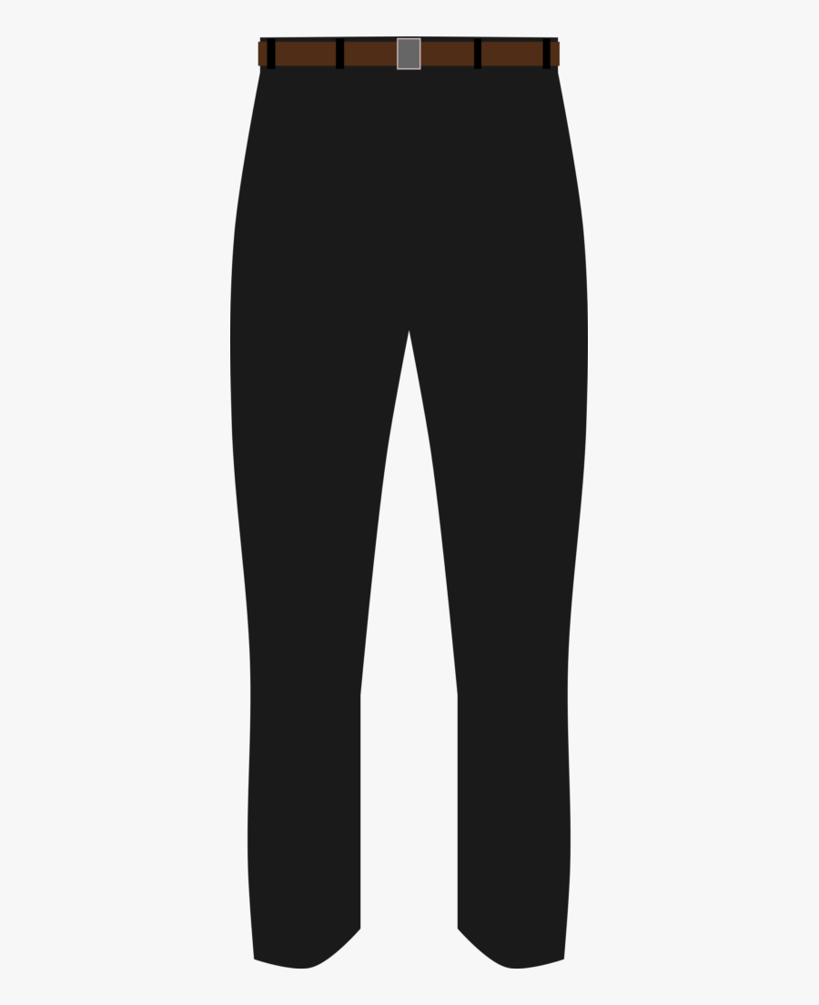 Basic Black Pants Clip Art - Black Pants Clipart, Transparent Clipart