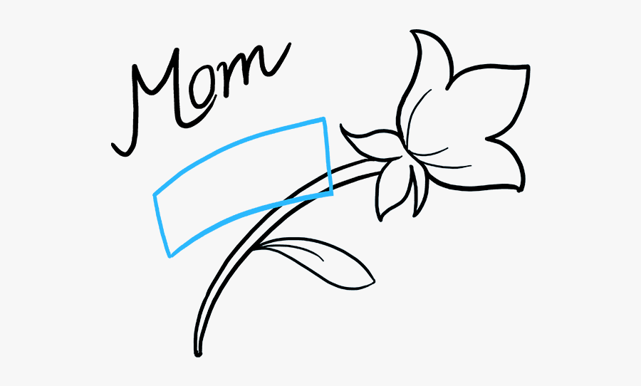 How To Draw Mother"s Day Flower - Drawings For Mothers Day, Transparent Clipart