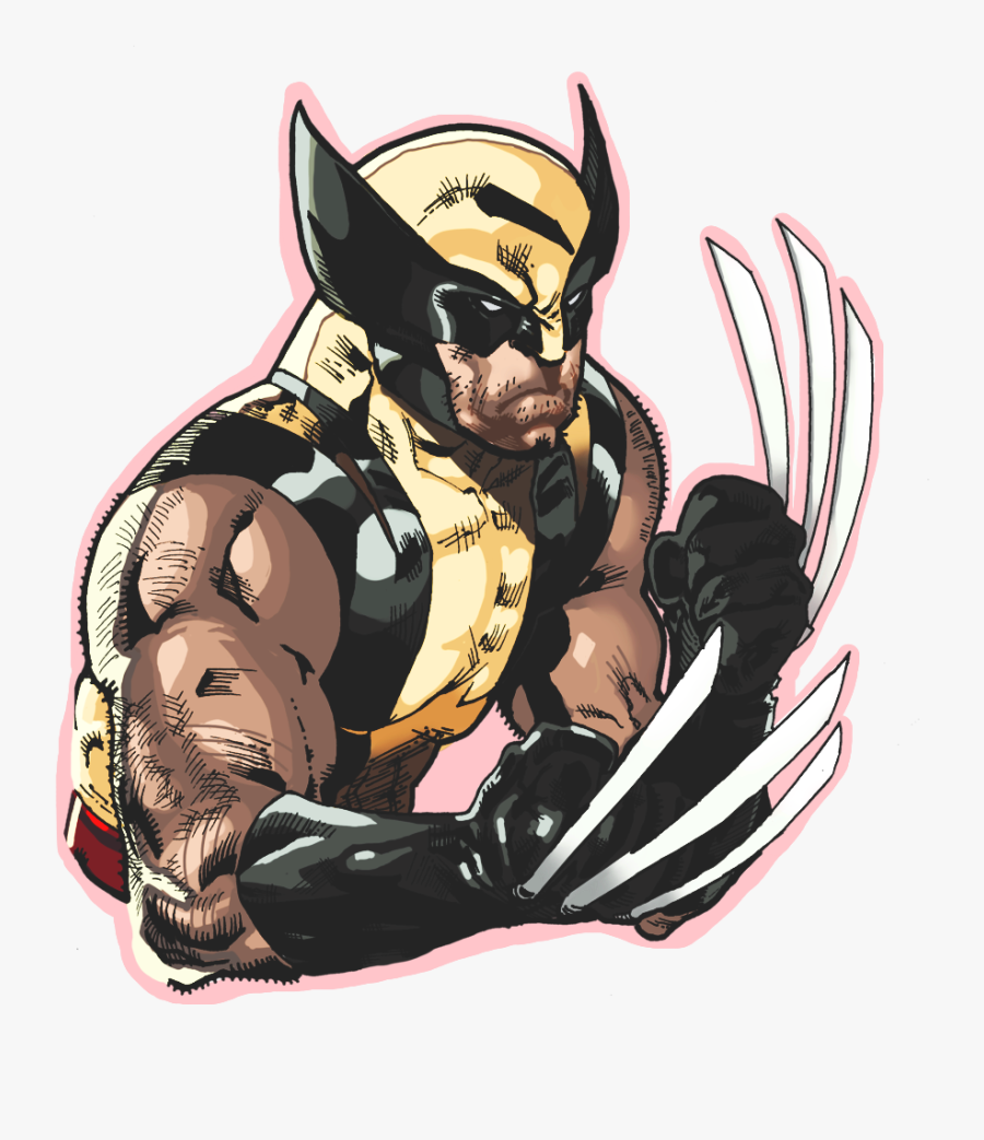 #ftestickers #superherostickers #wolverine #xmen #superheroes - Superhero, Transparent Clipart