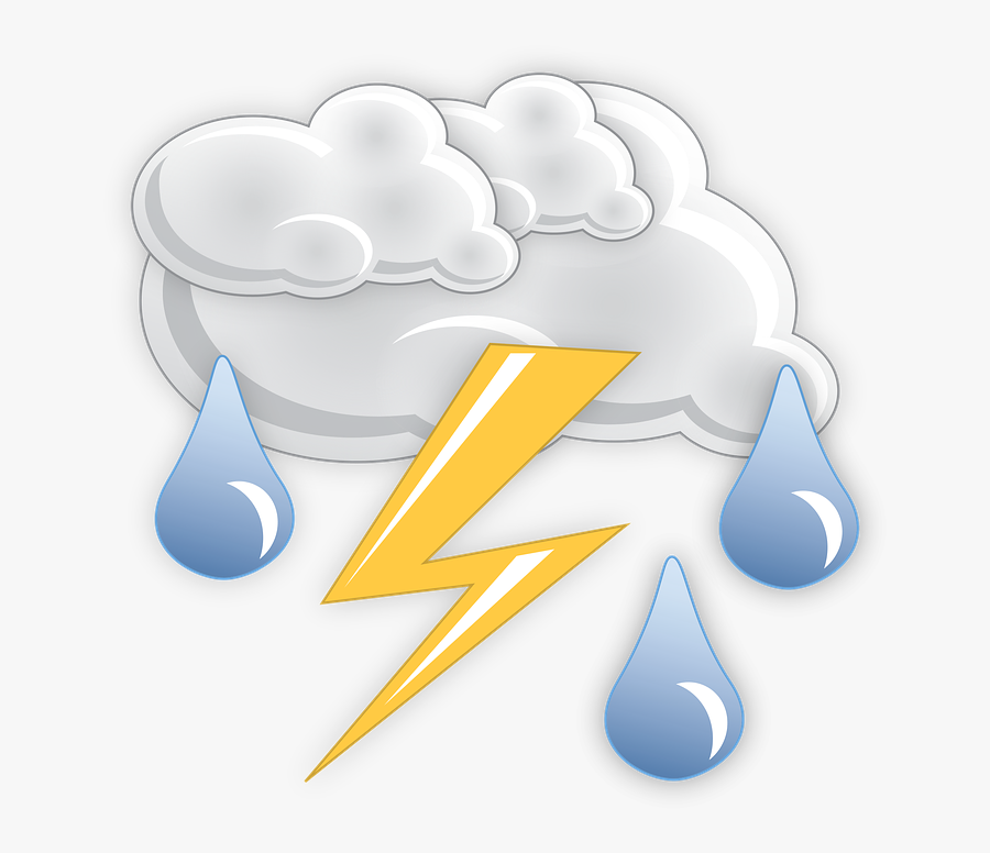 Thunderstorm, Flash, Clouds, Rain, Bet Ricon, Icon - Thunderstorm, Transparent Clipart