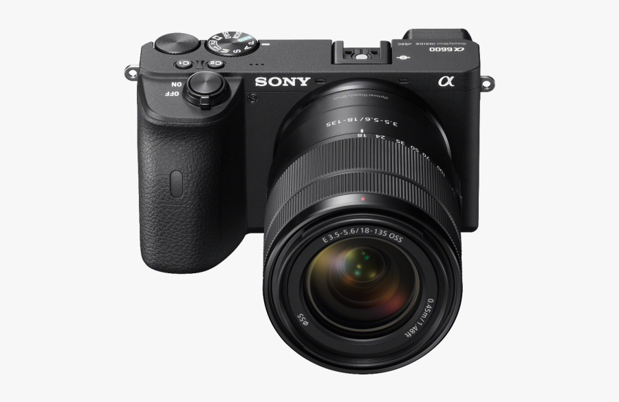 Camera Clipart Exmor - Sony A6400 18 135, Transparent Clipart