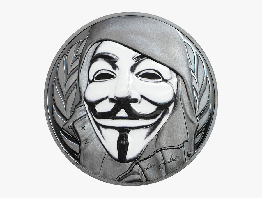 Guy Fawkes Coin, Transparent Clipart