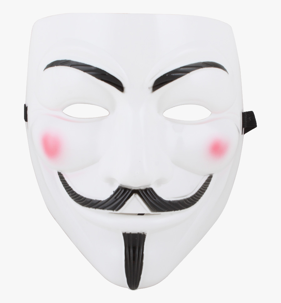 V For Vendetta Mask Png - Face Mask Images Download, Transparent Clipart