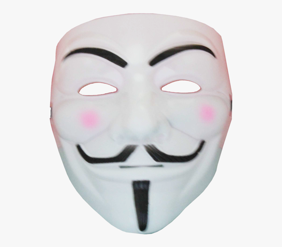 Vendetta Mask Png - Guy Fawkes Mask, Transparent Clipart