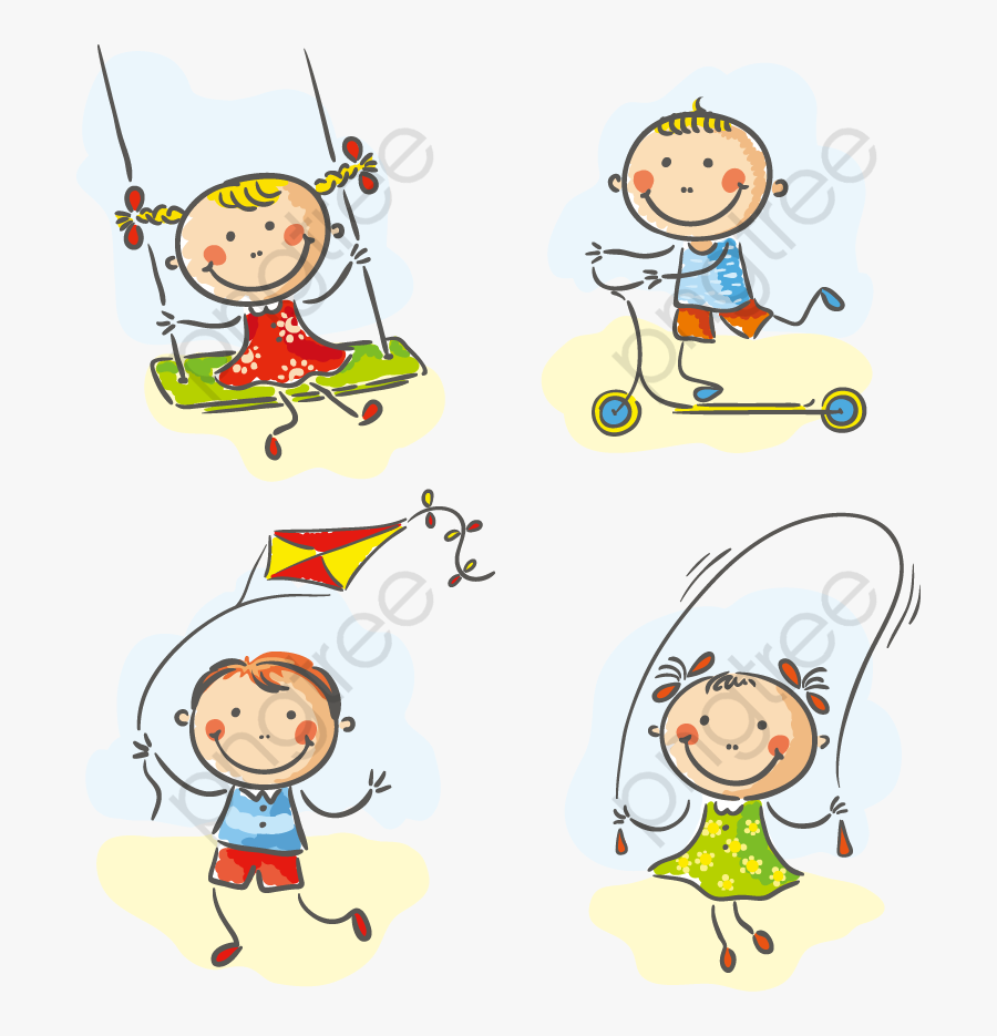Playing Png Commercial - Cartoon, Transparent Clipart
