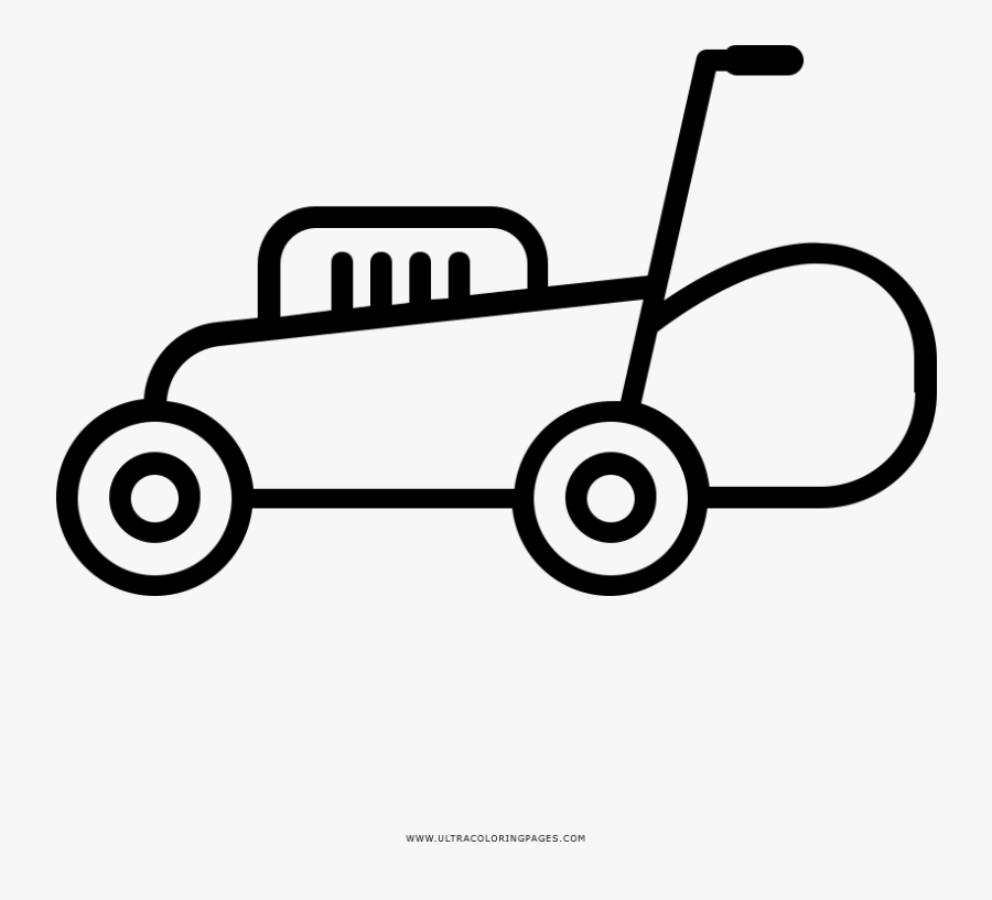 Lawn Mower Coloring Page Ultra Coloring Pages Png Lawn - Cortacesped Para Colorear, Transparent Clipart