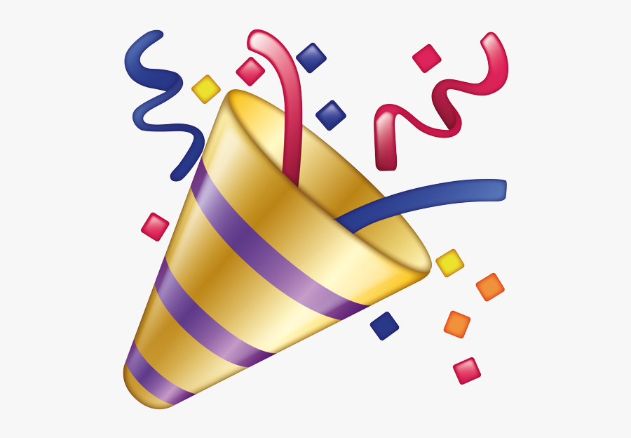 Clip Art The Official Brand Icons - Emoji Party Popper Png, Transparent Clipart