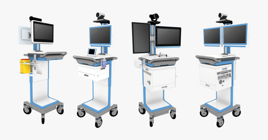 Advantech Telemedicine Cart Select - Telemedicine Computer, Transparent Clipart