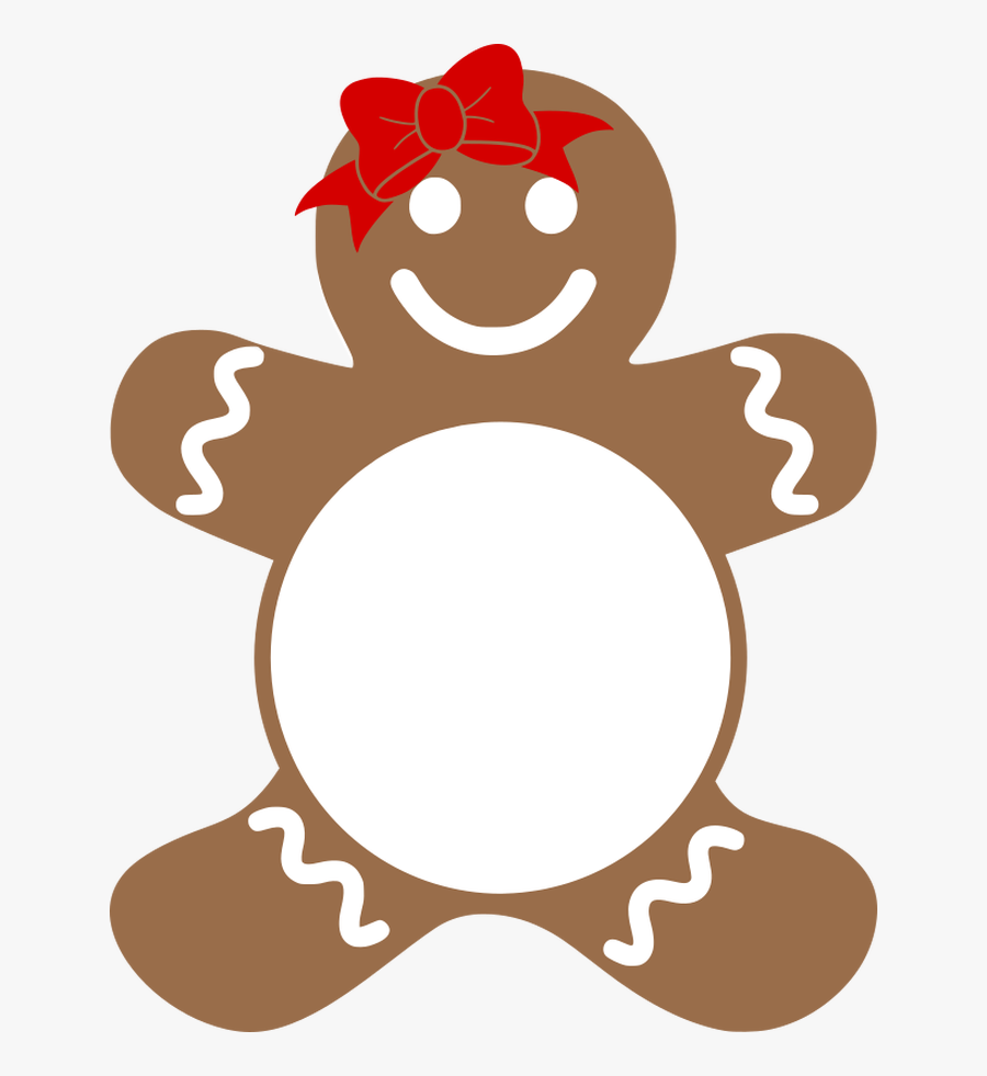 A Reindeer Family Ornament Is Perfect For Any Tree - Gingerbread Clipart, Transparent Clipart