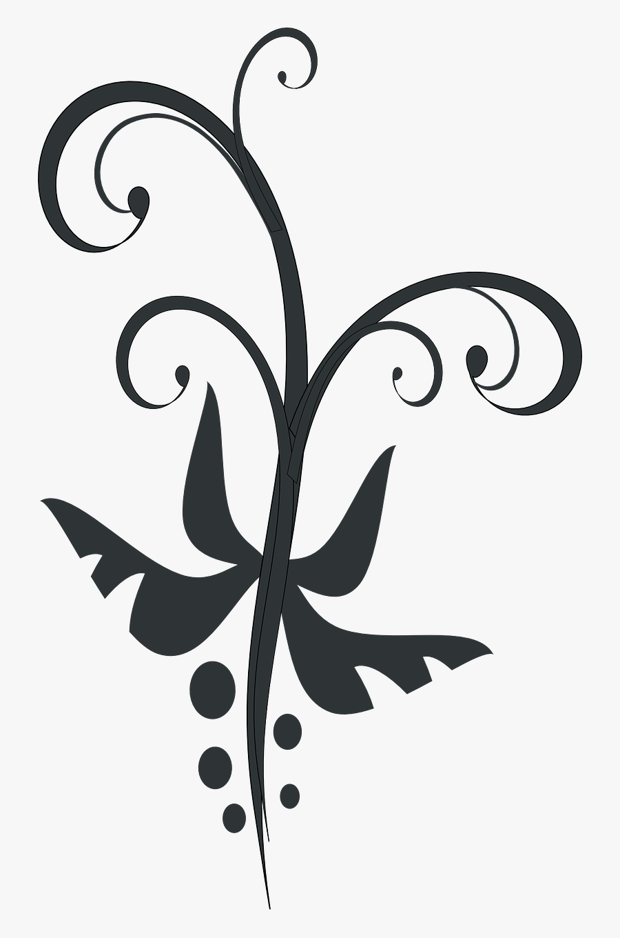 Vine Floral Ornament Plant Png Image - Quinceanera Clip Art, Transparent Clipart