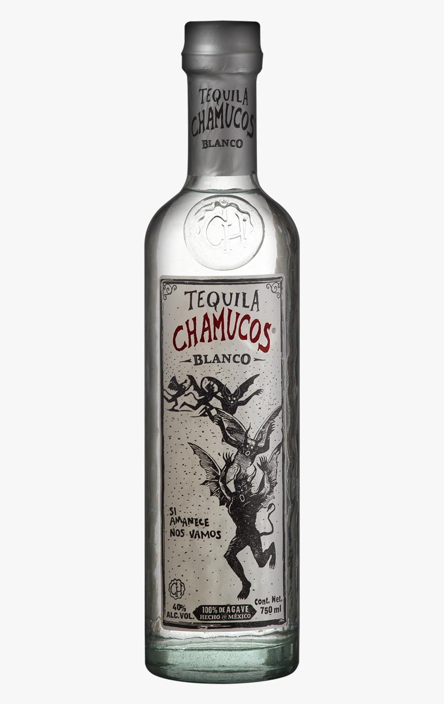 Tequila Png - Tequila Chamucos Blanco Png, Transparent Clipart