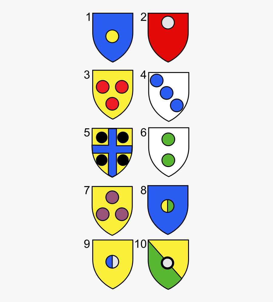 Blason Besants, Transparent Clipart