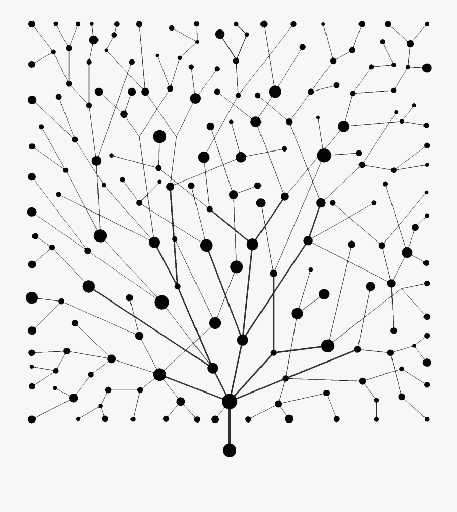Plexus Tree Black - Plexus Png, Transparent Clipart