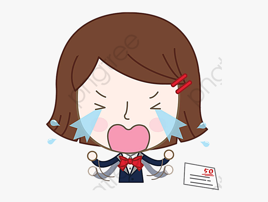 Clipart Sad Girl Png, Transparent Clipart
