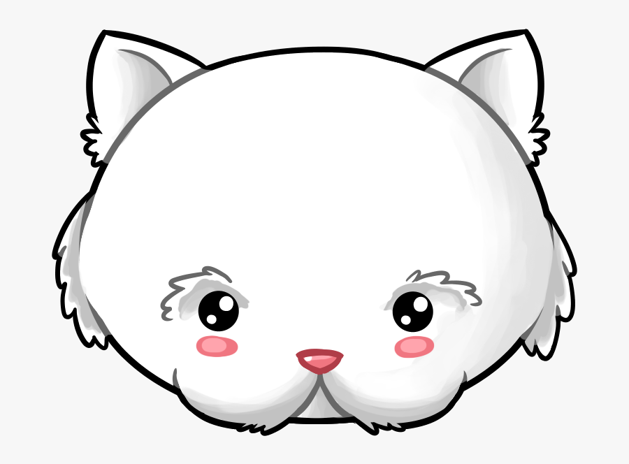 Transparent Black Cat Face Clipart - Cartoon, Transparent Clipart