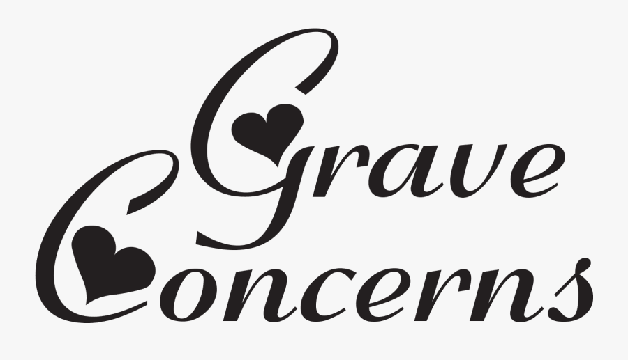 Grave Concerns - Calligraphy, Transparent Clipart
