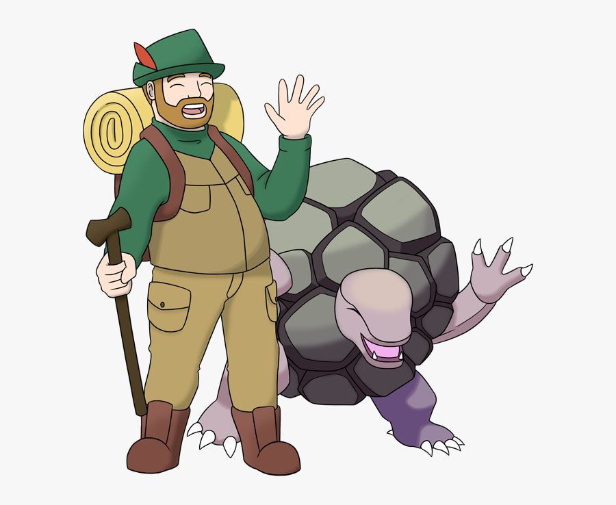 Bill-art - Hiker Pokemon Trainer, Transparent Clipart