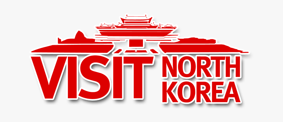 Visit North Korea Logo, Transparent Clipart