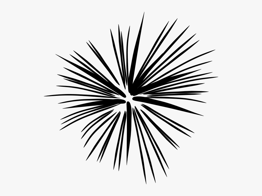 Clip Art Image Openclipart Gif Fireworks - Black Firework Transparent, Transparent Clipart