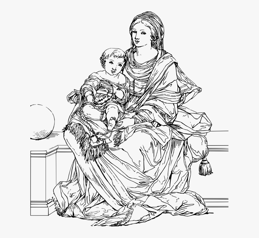 Line Art,white,plant - Jesus, Transparent Clipart