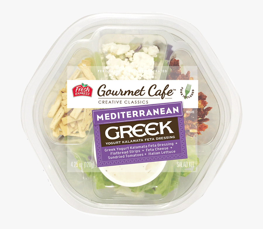 Gourmet Cafe Salads Mediterranean - Gourmet Cafe Salad, Transparent Clipart