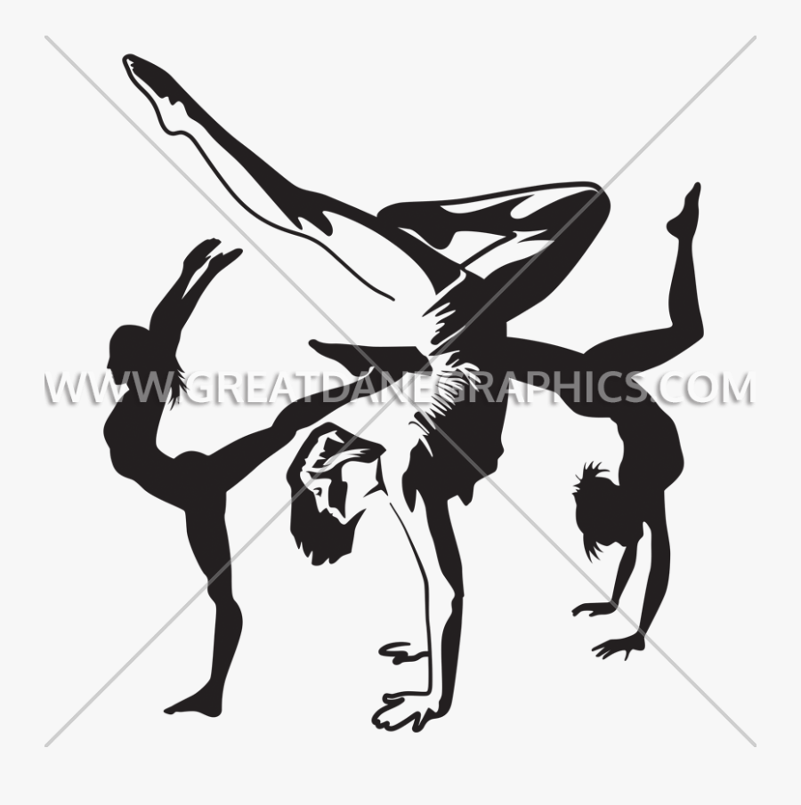 Gymnastic Bend Production Ready - Illustration, Transparent Clipart