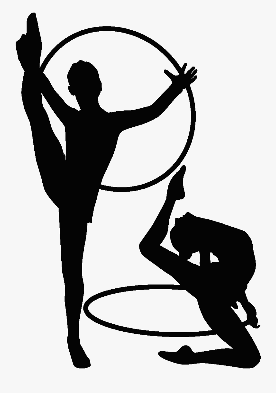 Avenir De Rennes Artistic Gymnastics Clip Art Rhythmic - Imagenes De Gimnasia Ritmica En Negro En Pareja, Transparent Clipart