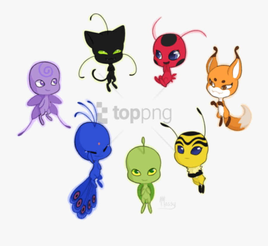Free Png Download “almost Rainbow Colours Plagg Ruined - Kwami Miraculous Ladybug Plagg, Transparent Clipart