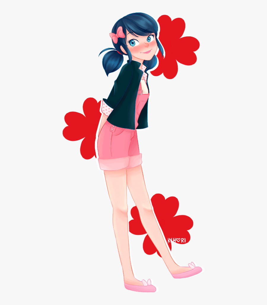 Free Png Download Miraculous Ladybug Marinette Outfits - Miraculous Ladybug Marinette Drawing, Transparent Clipart