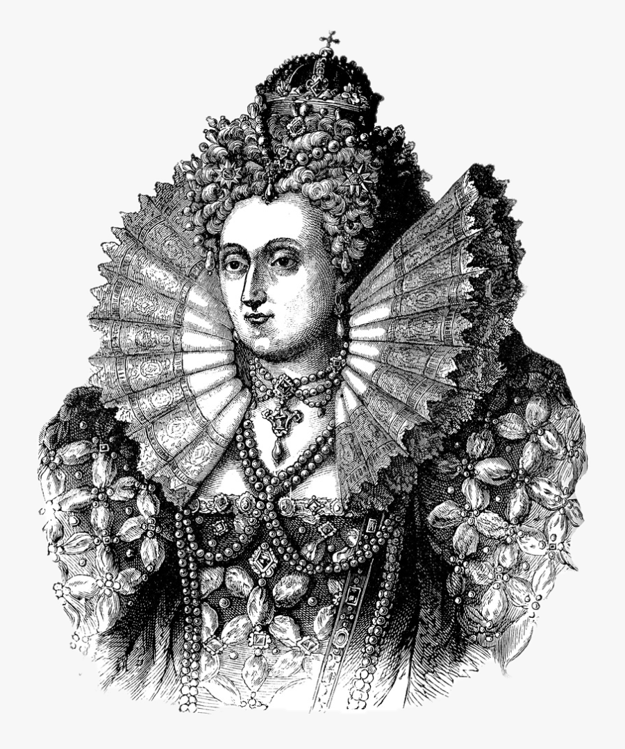 Queen Elisabeth I England - Queen Elizabeth I Clipart, Transparent Clipart