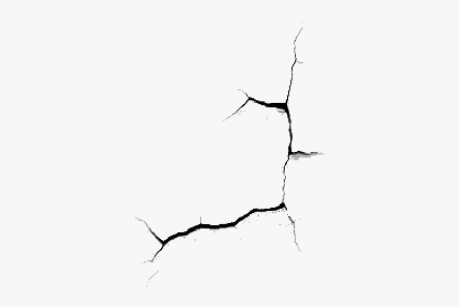 Hole Cracked Cracking Cracks Ground Overlay - Cracked Png, Transparent Clipart