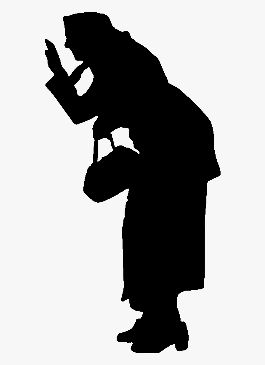 Silhouette Woman Illustration - Silhouette Of Old Woman , Free ...