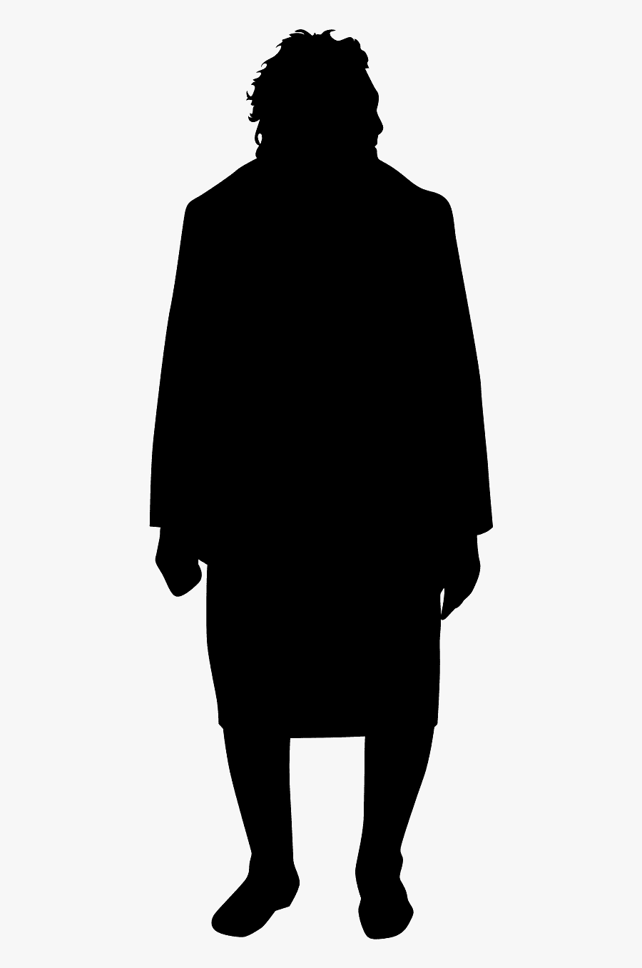 Silhueta Idoso Png, Transparent Clipart