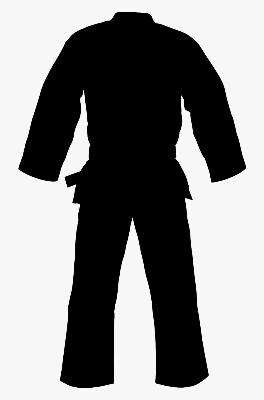 Robe Sleeve Uniform Male Silhouette - Silhouette, Transparent Clipart