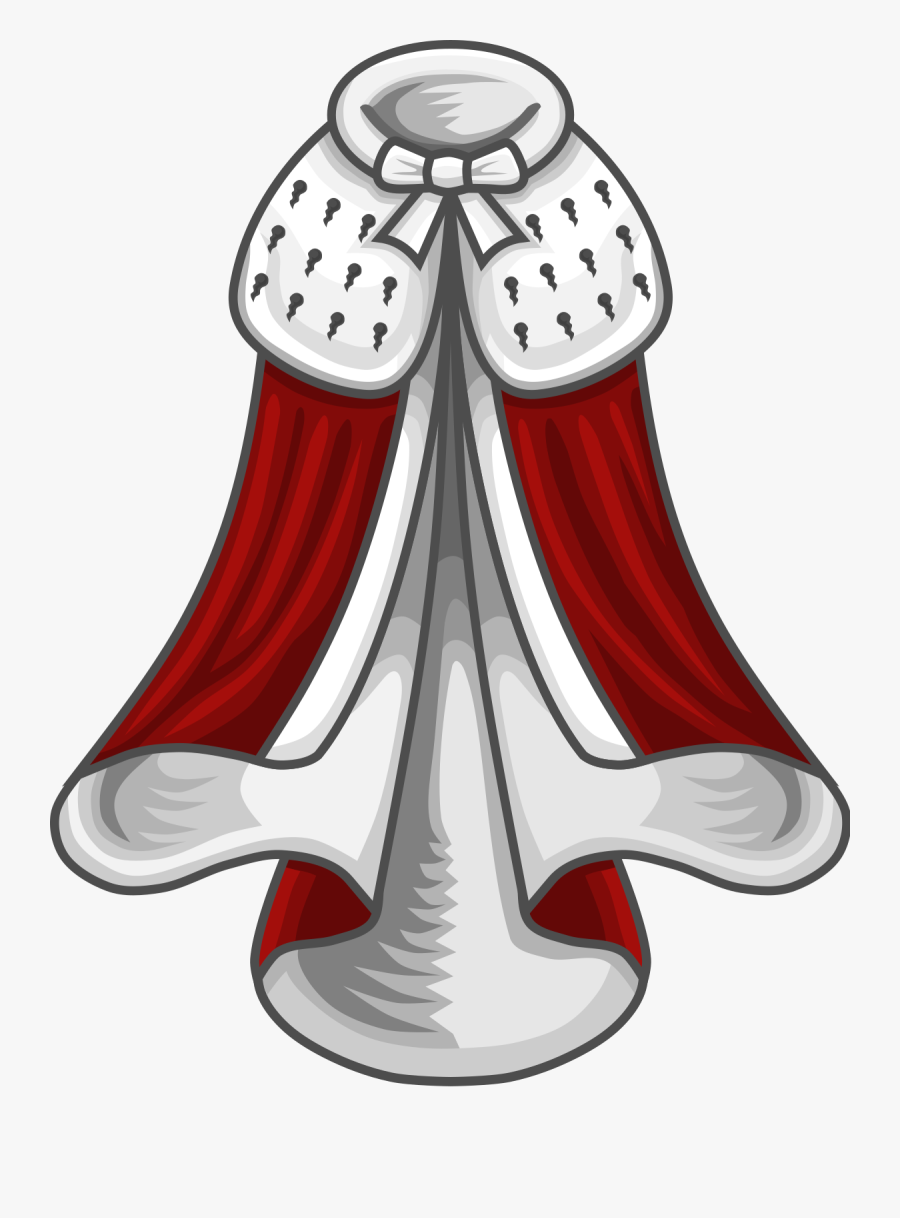 Ermine Robe Clipart, Transparent Clipart