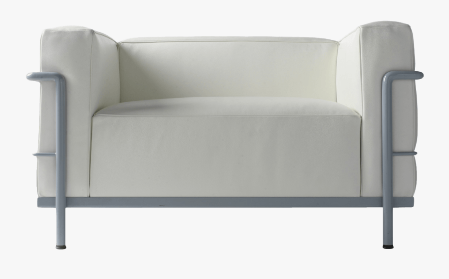 Armchair White Leather - White Armchair Png, Transparent Clipart