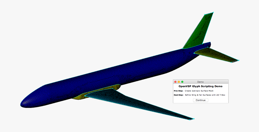 Clip Art Integrating Openvsp And Pointwise - Model Aircraft, Transparent Clipart