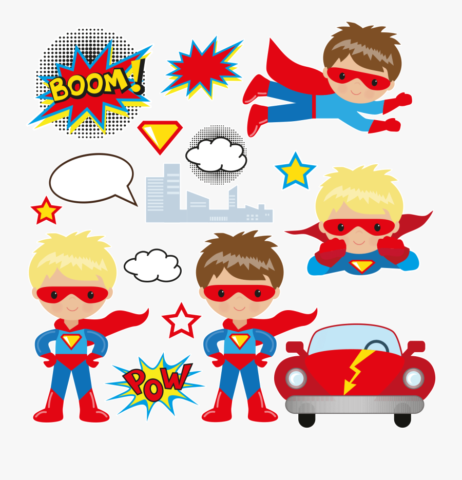 Transparent Superhero Silhouette Png - Super Heros Enfant, Transparent Clipart