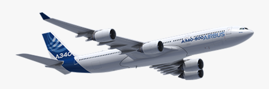 Passenger Aircraft - Airbus A340 600 Png, Transparent Clipart