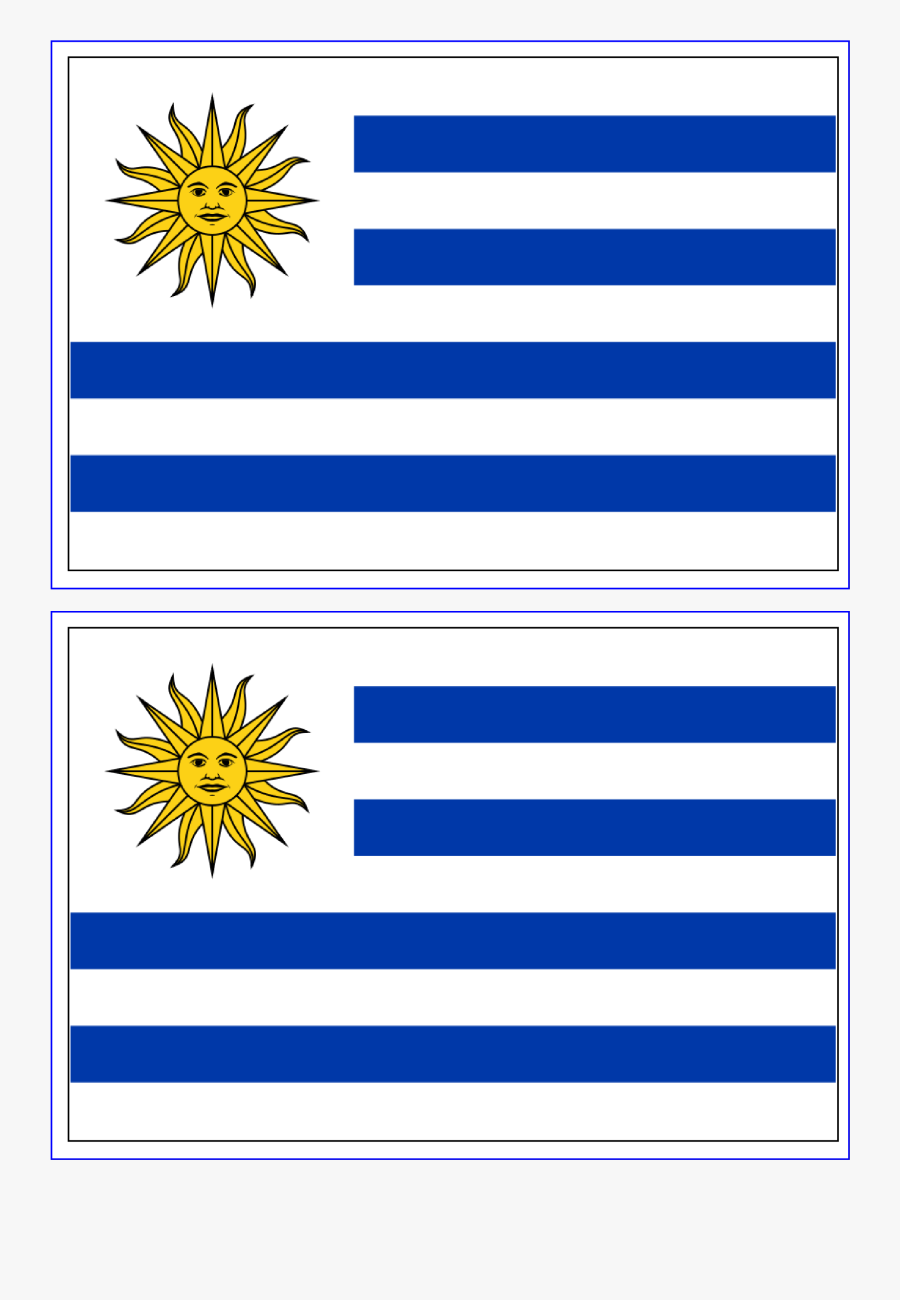 Bandeira Do Uruguai, Transparent Clipart