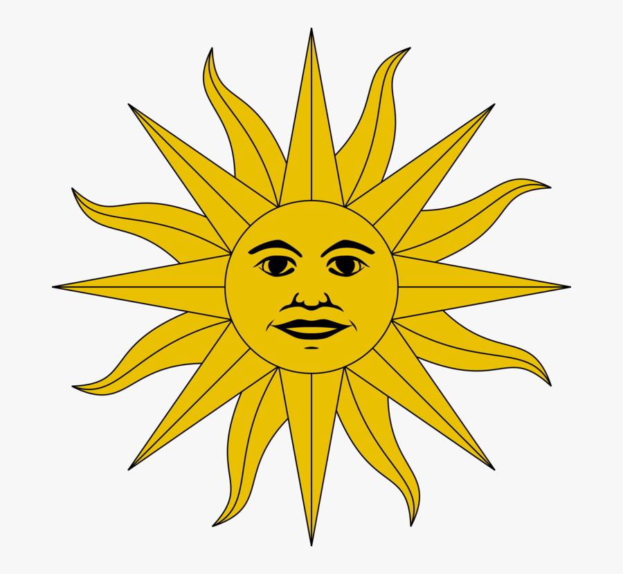 Plant,flower,leaf - Bandera De Argentina El Sol, Transparent Clipart