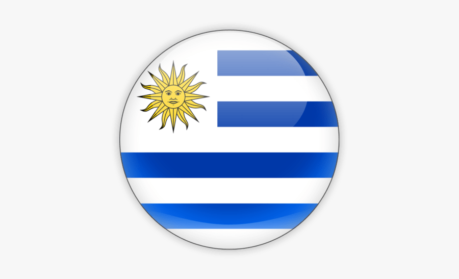 Uruguay Flag Icon - Uruguay Flag Circle Png, Transparent Clipart