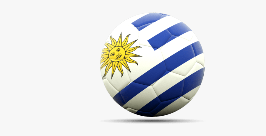 Uruguay Flag Football - Uruguay Soccer Flag Png, Transparent Clipart