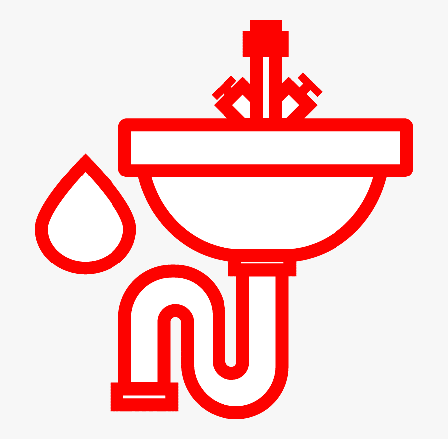 Leaking Pipes Icon - Раковина Вектор, Transparent Clipart