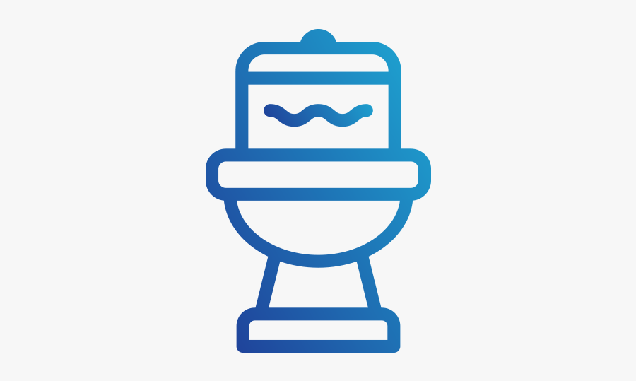 Icon Leaking Toilet - Outline Diagram Of Computer, Transparent Clipart