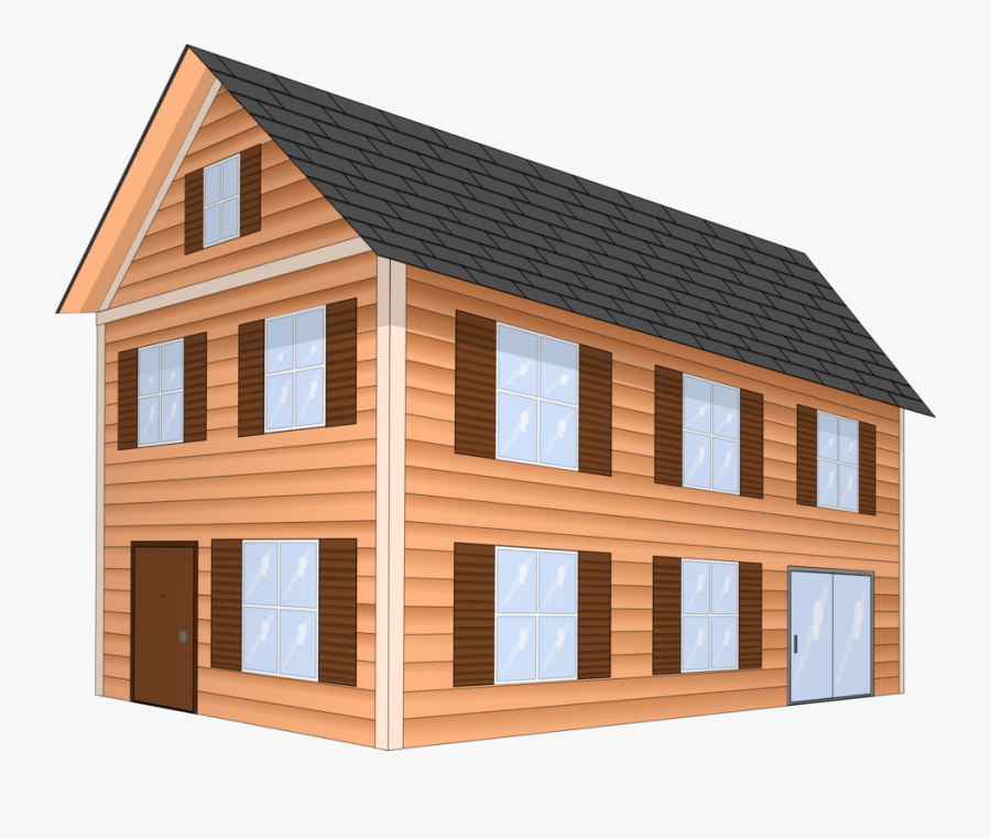 Building,shed,elevation - Cube Method Of Estimating, Transparent Clipart