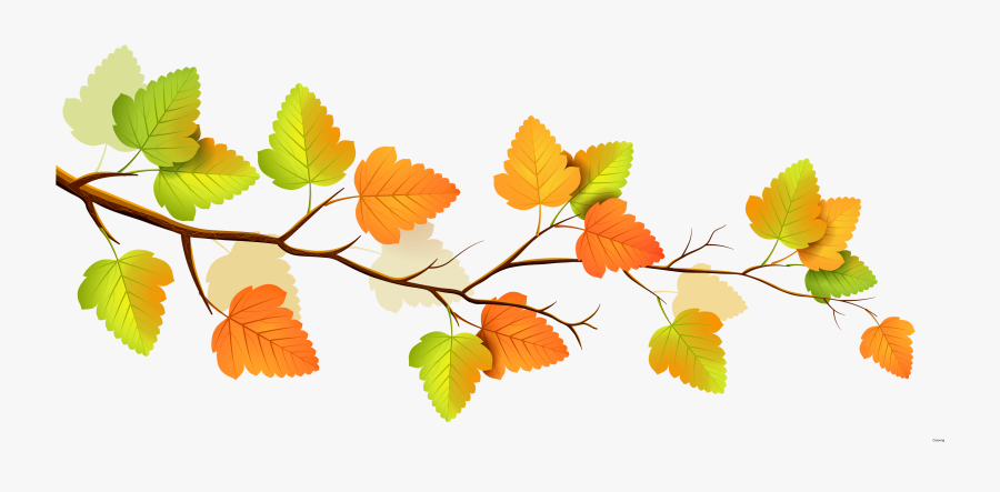 Fall Autumn Clipart 2 By Michael - Fall Tree Branch Clip Art, Transparent Clipart